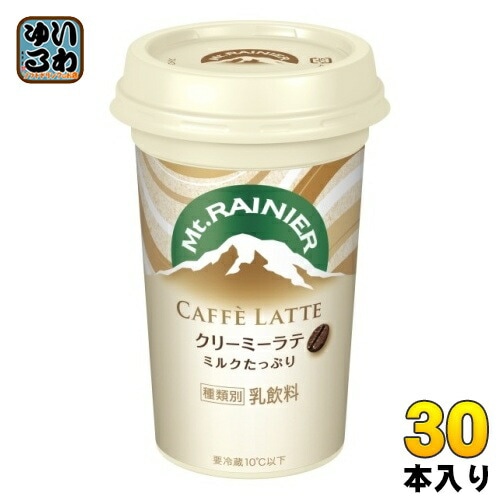 森永乳業 マウントレーニア カフェラッテ クリーミーラテ 240ml 30本 (10本入×3 まとめ買い) カフェオレ 乳飲料
