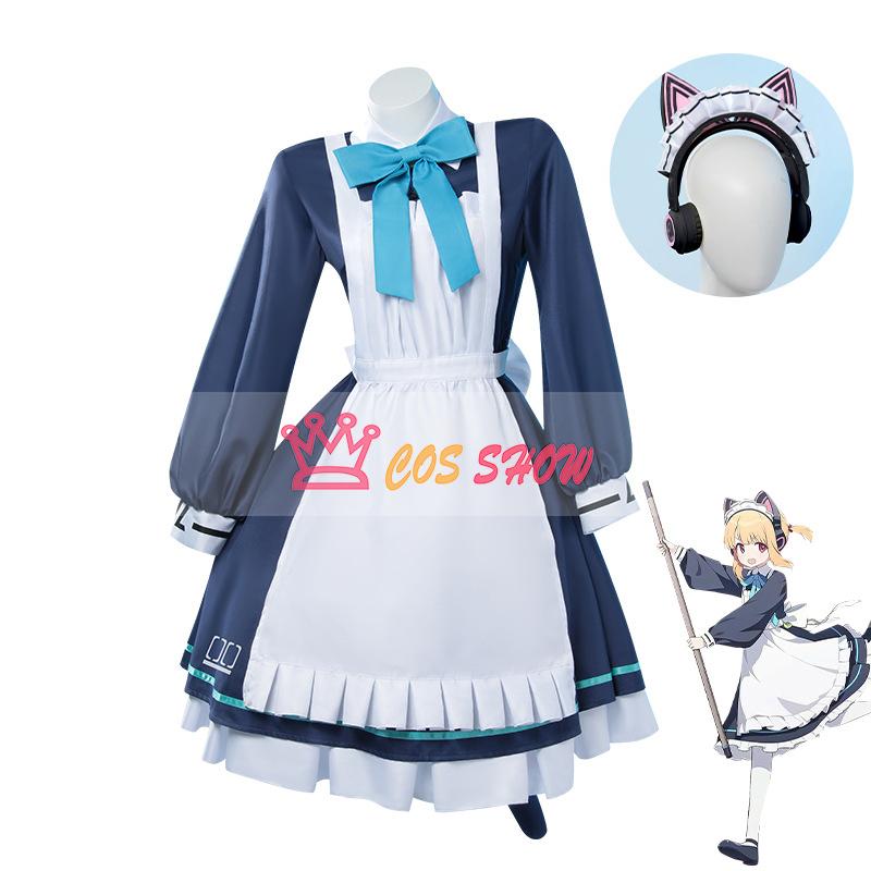 人気商品N0.1 ブルーアーカイブ 才羽モモイ コスプレ衣装 メイド服 ウィッグ能 cosplay 仮装 制服 イベント クリスマス ハロウィン ステージ 文化祭 学園祭