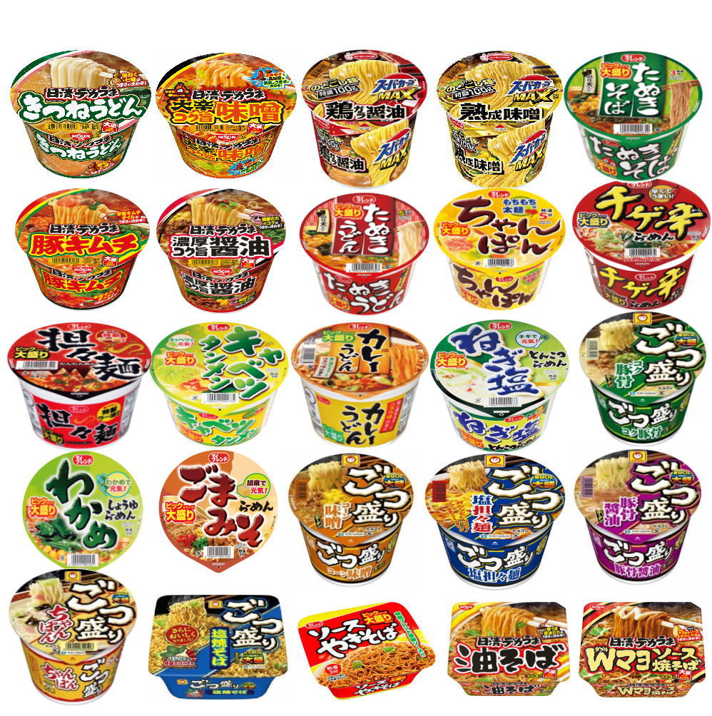 ガッツリ派の デカ盛り大盛りカップ麺特集 25個セット 日清食品 エースコック ヤマダイ 大黒食品 関東圏送料無料
