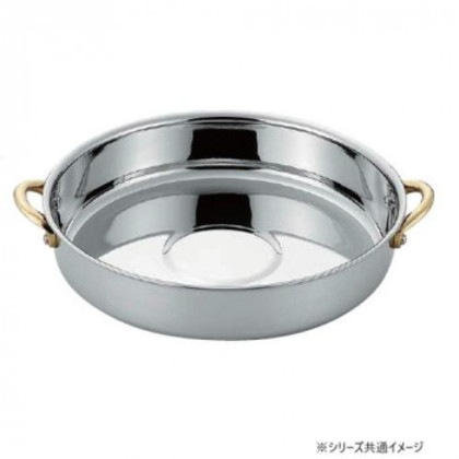 MARUTAMA 玉虎堂 両手ステンレススキヤキ鍋 24cm 476