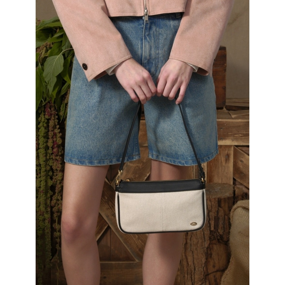 デパウンドオーブバッグアイボリー (S)