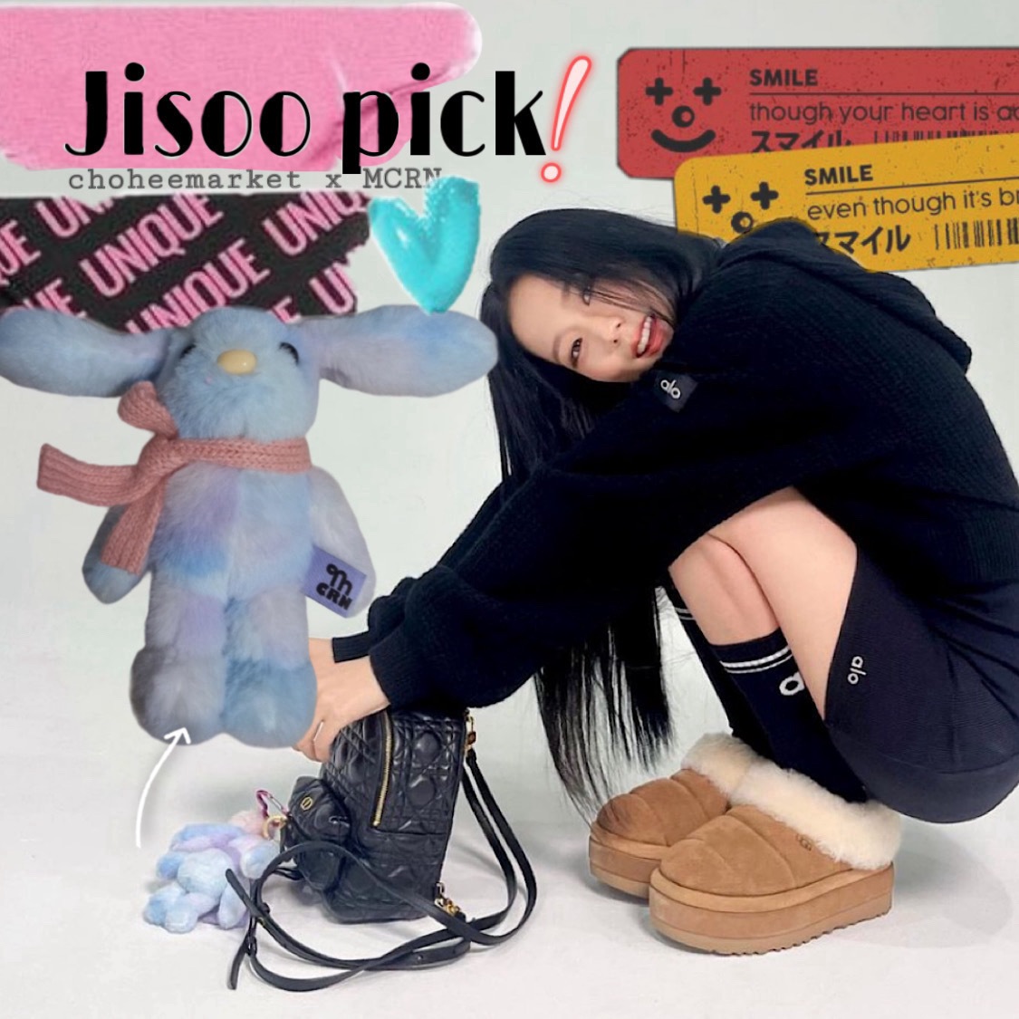 [Jisoo pick!] blackpink Jisoo keyring, mcrn(authentic), bag keyring
