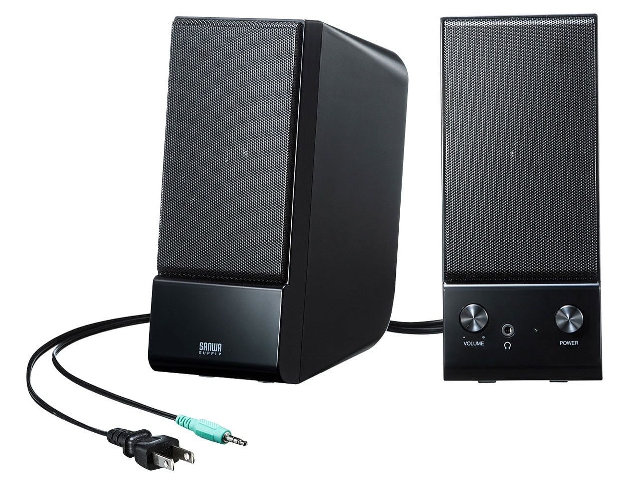 MM-SPL14BKN [ブラック] PCスピーカー