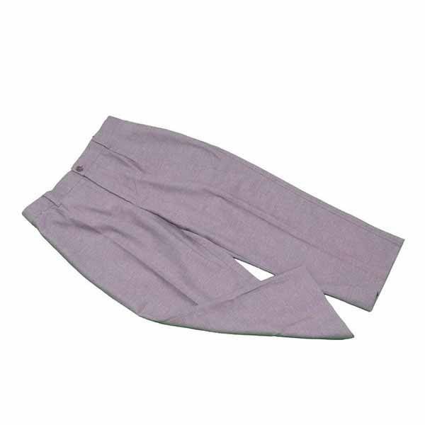 パンツ クロップド センタープレス 38サイズ ブラウン 中古