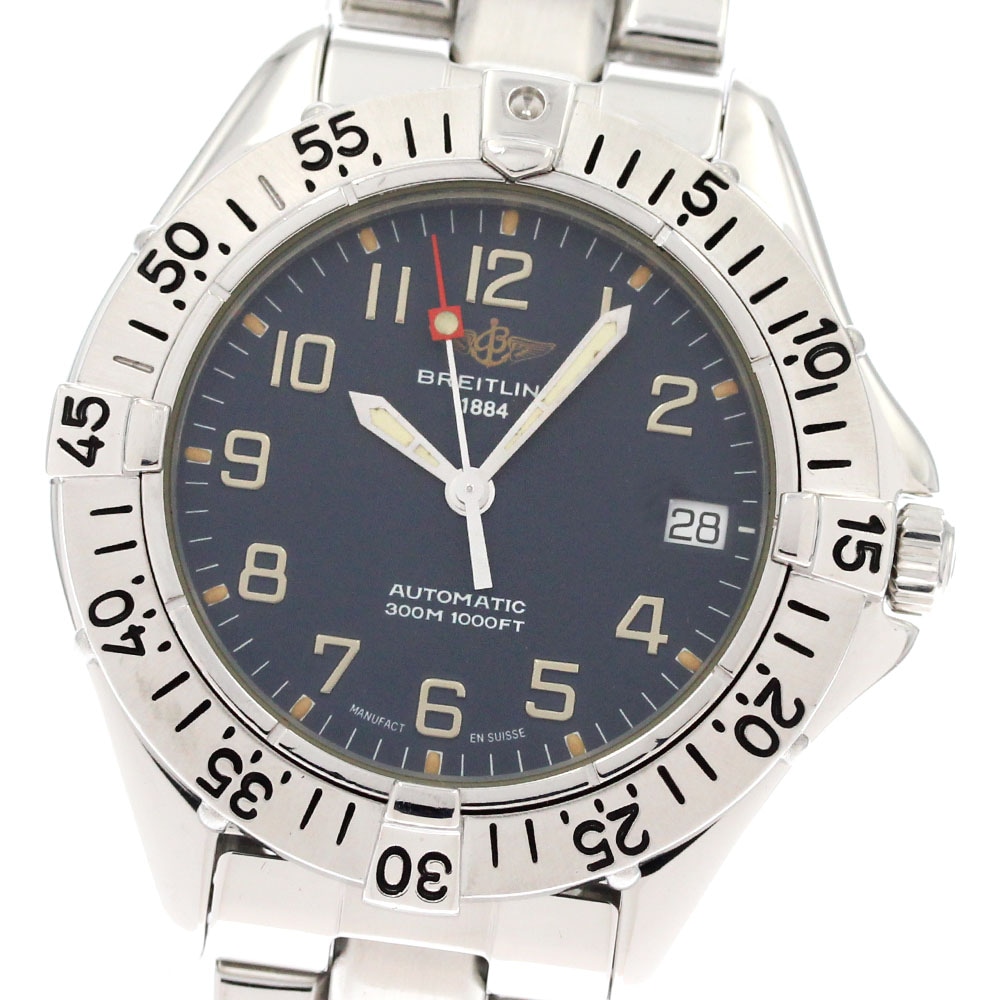 訳あり ブライトリング BREITLING A17035 コルトオーシャン デイト 自動巻き メンズ _871978【中古】