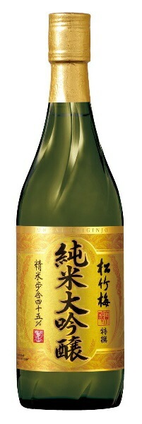 【送料無料】特選 松竹梅 純米大吟醸 720ml6本【ご注文は12本まで同梱可能】