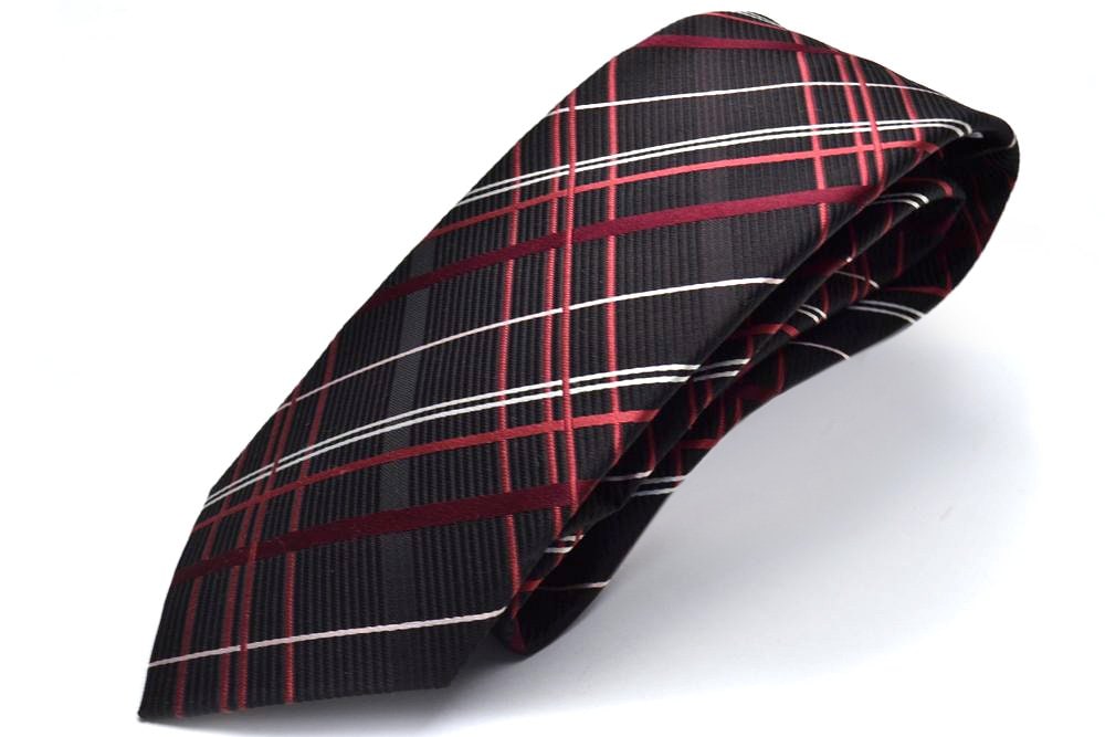 [ミチコロンドン] ブランドネクタイ 日本製 西陣織シルク100％【チェック】 M-72 5,534円