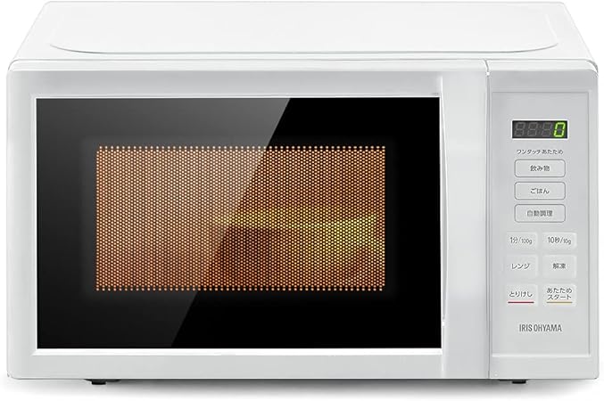 アイリスオーヤマ カウンタートップ 電子レンジ 17L ターンテーブル ヘルツフリー 単機能 全国対応 一人暮らし 新生活 IMB-T178-W ホワイト