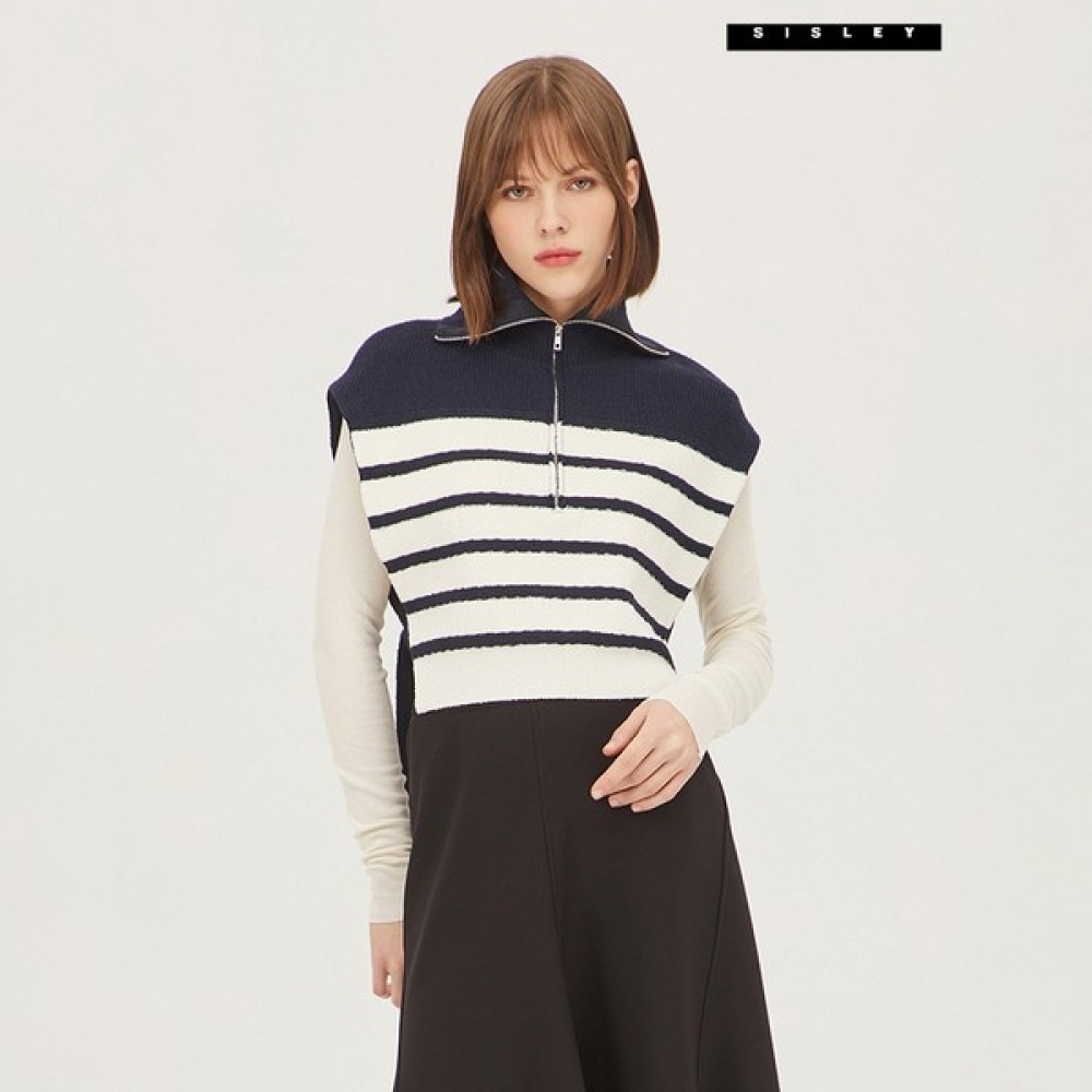 [シスレー] シスレーハイネックハーフジップベストSAKP15311