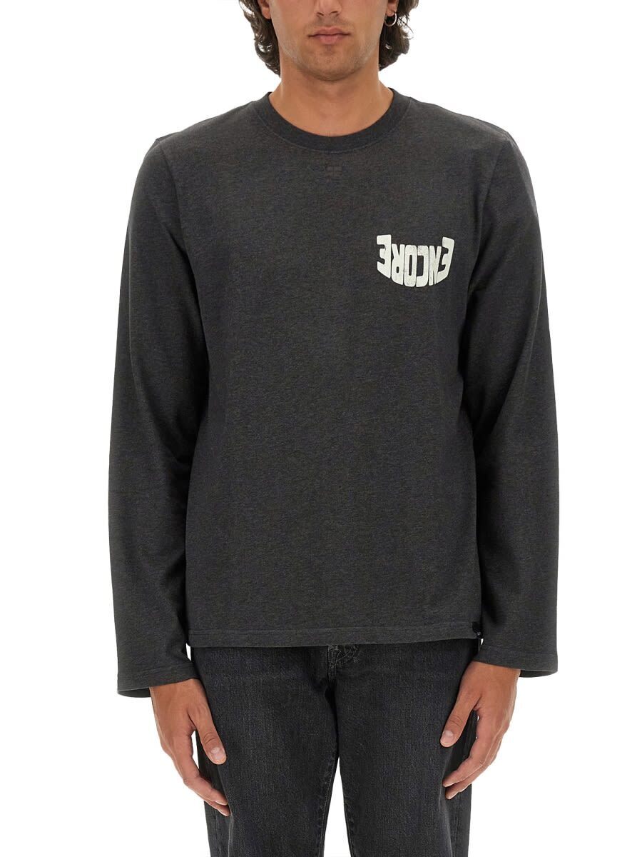 324JTS092_JS0159B127 ブラック 秋冬2024 Tシャツ メンズ ia