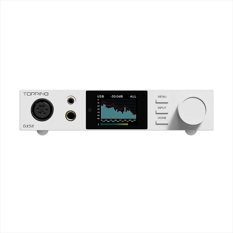 TOPPING　フルバランスデスクトップDAC ＆ ヘッドホンアンプ DX5 II White ホワイト　DX52WHITE