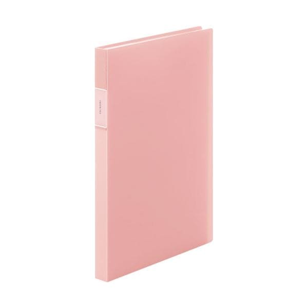 (まとめ) キングジム FAVORITESクリアーファイル(透明) A4タテ 40ポケット 背幅24mm ピンク FV166TWヒン 1冊 (30セット)