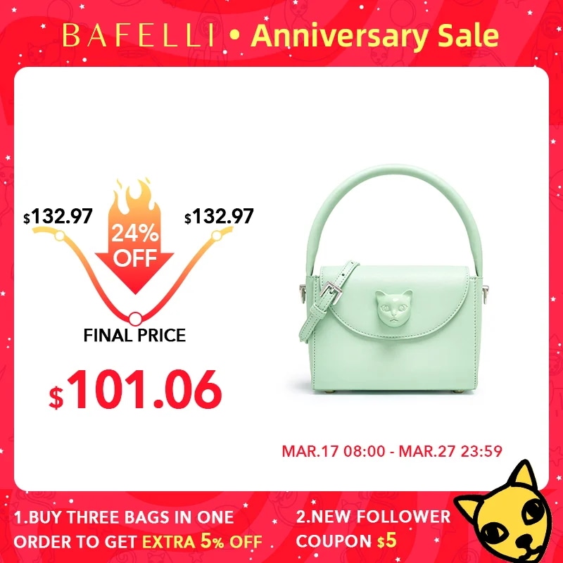 Qoo10] Bafelli-女性のための小さな革のハ : バッグ・雑貨