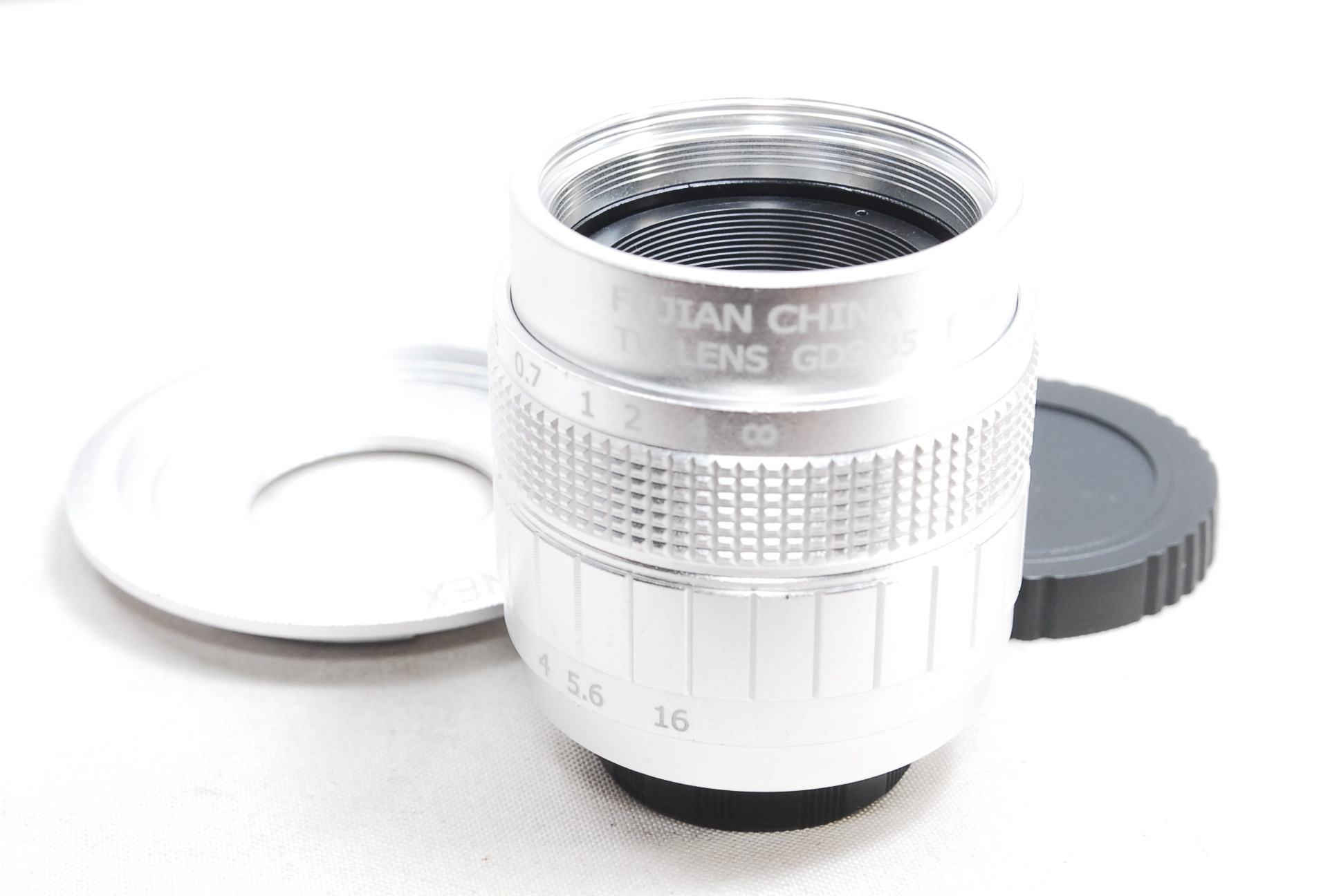 35mm F1.7 SIL Cマウント SONY αEマウントFujian CCTV マニュアル 単焦点 レンズ マウントアダプター
