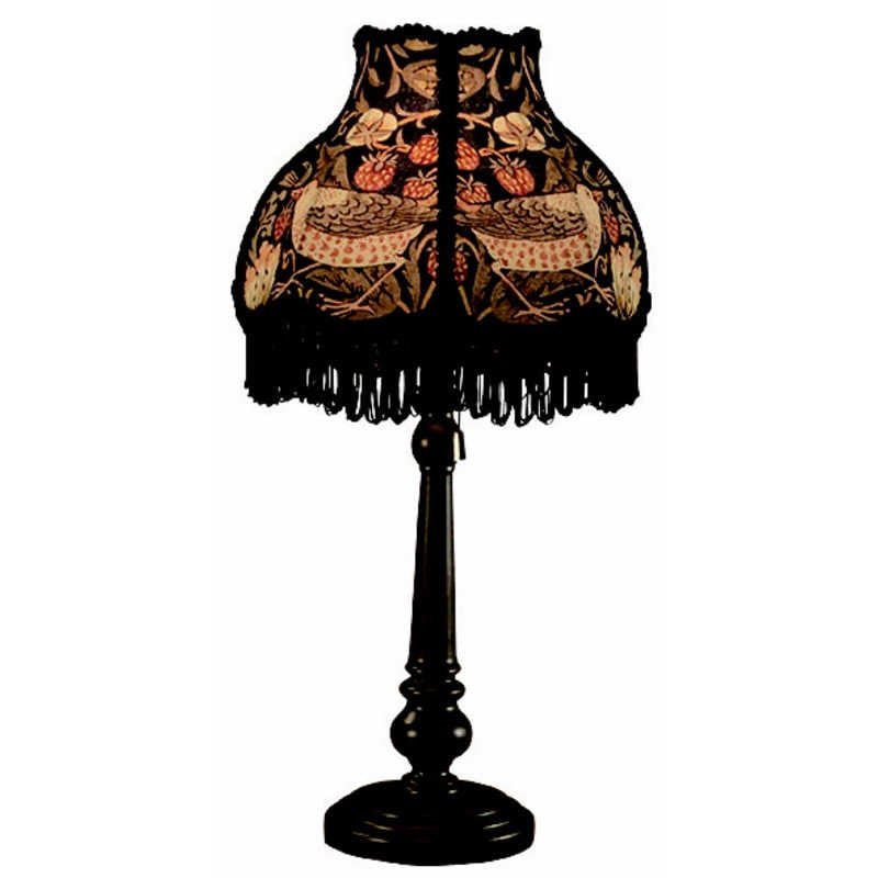 クラシカ　インテリア テーブルランプ(いちご泥棒紫) William Morris lamps　ADS-002str-V