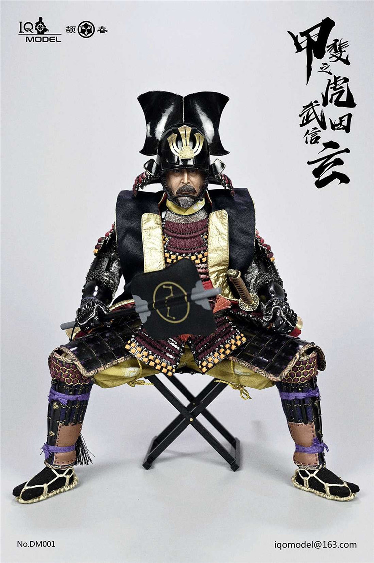 新品未開封頡春工作室 IQO MODEL 1/6 甲斐の虎 武田信玄 風林火山 フル可動 フィギュア ホットトイズ IQOMODEL DM001