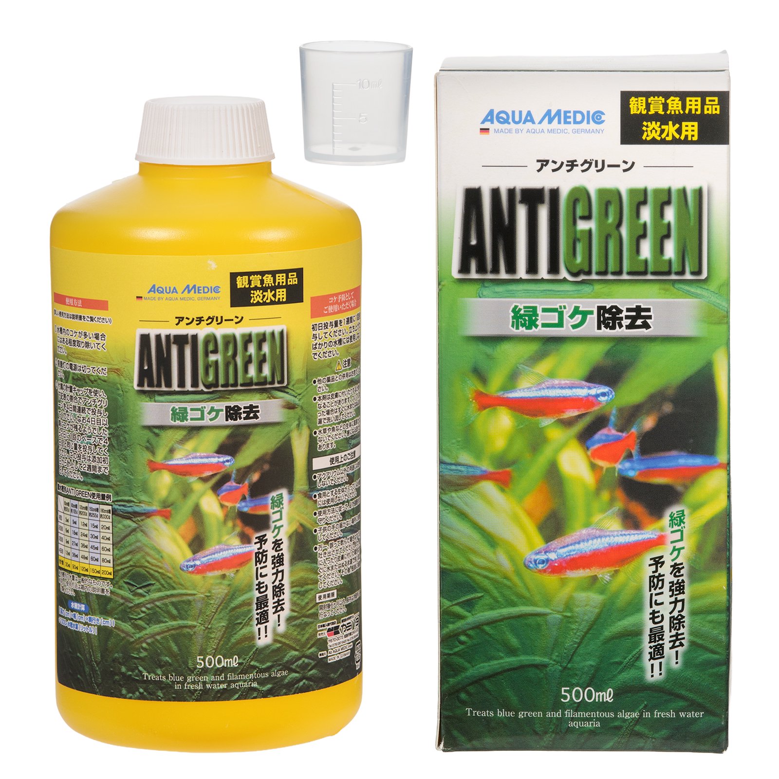カミハタ　アンチグリーン　５００ｍＬ　淡水用　ＣＲＣ10―45―55―10―00