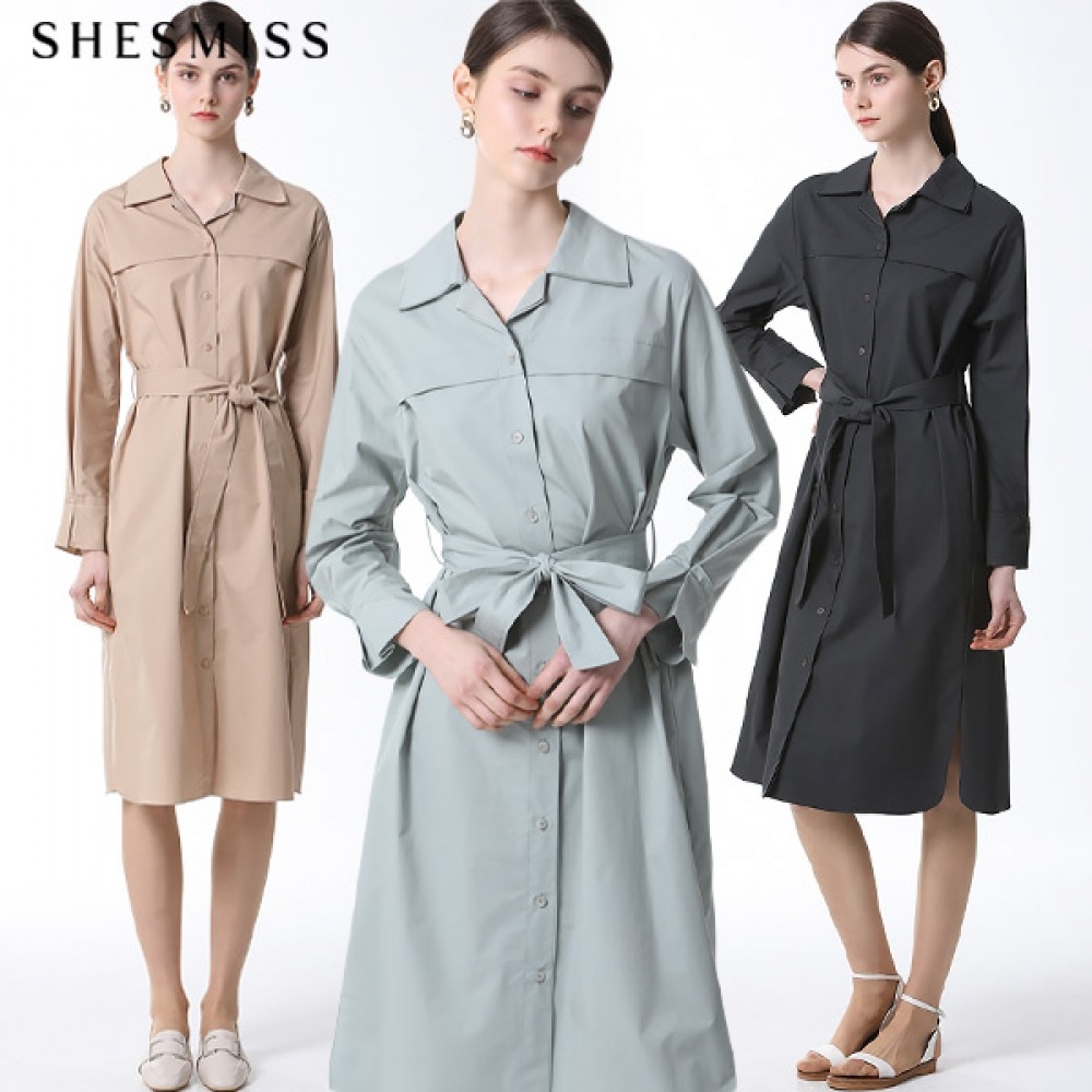 (Shes Miss) ティアモベルト付きシャツドレス (価格:338,000ウォン)