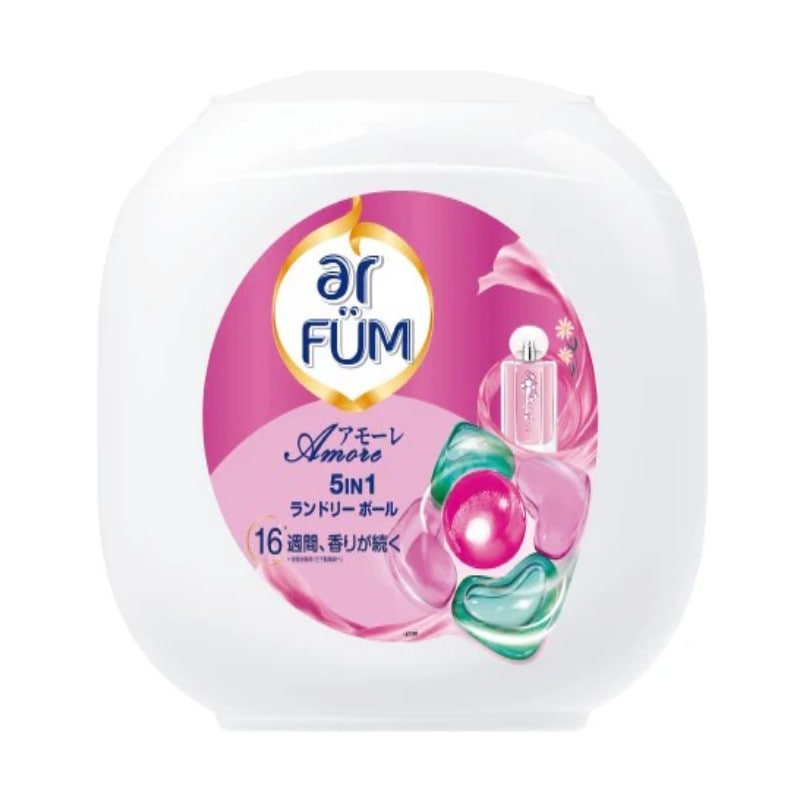 （アフューム アモーレ ジェルマジックボール 120個入り 洗濯用洗剤）衣料用 衣類 服 ベルガモット ジャスミン 香り ar FUM 洗剤 本体 王子製薬 72800 5,042円