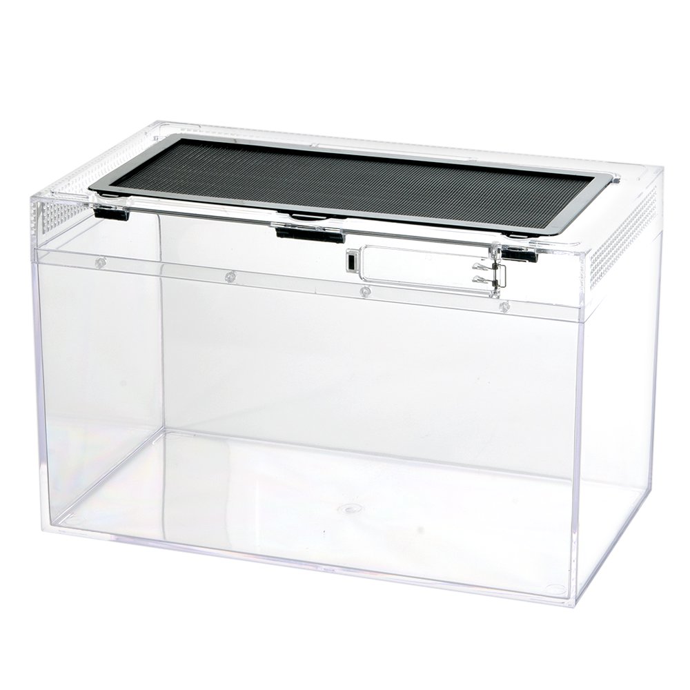 爬虫類ケージ　クリアケース　４０X２０X２５ｃｍ　ポリカーボネイト製　ＣＲＣ17―15―10―00―00