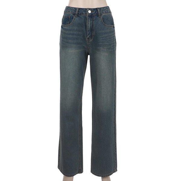 26新商品 男女共用 オビ露出バンディング ワイドデニムパンツJR2DPU522_US