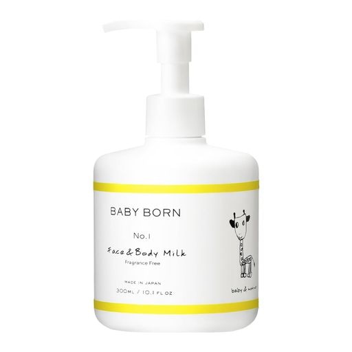 BABY BORN ベビーボーン フェイス&ボディミルク 乳液 無香料 東原亜希