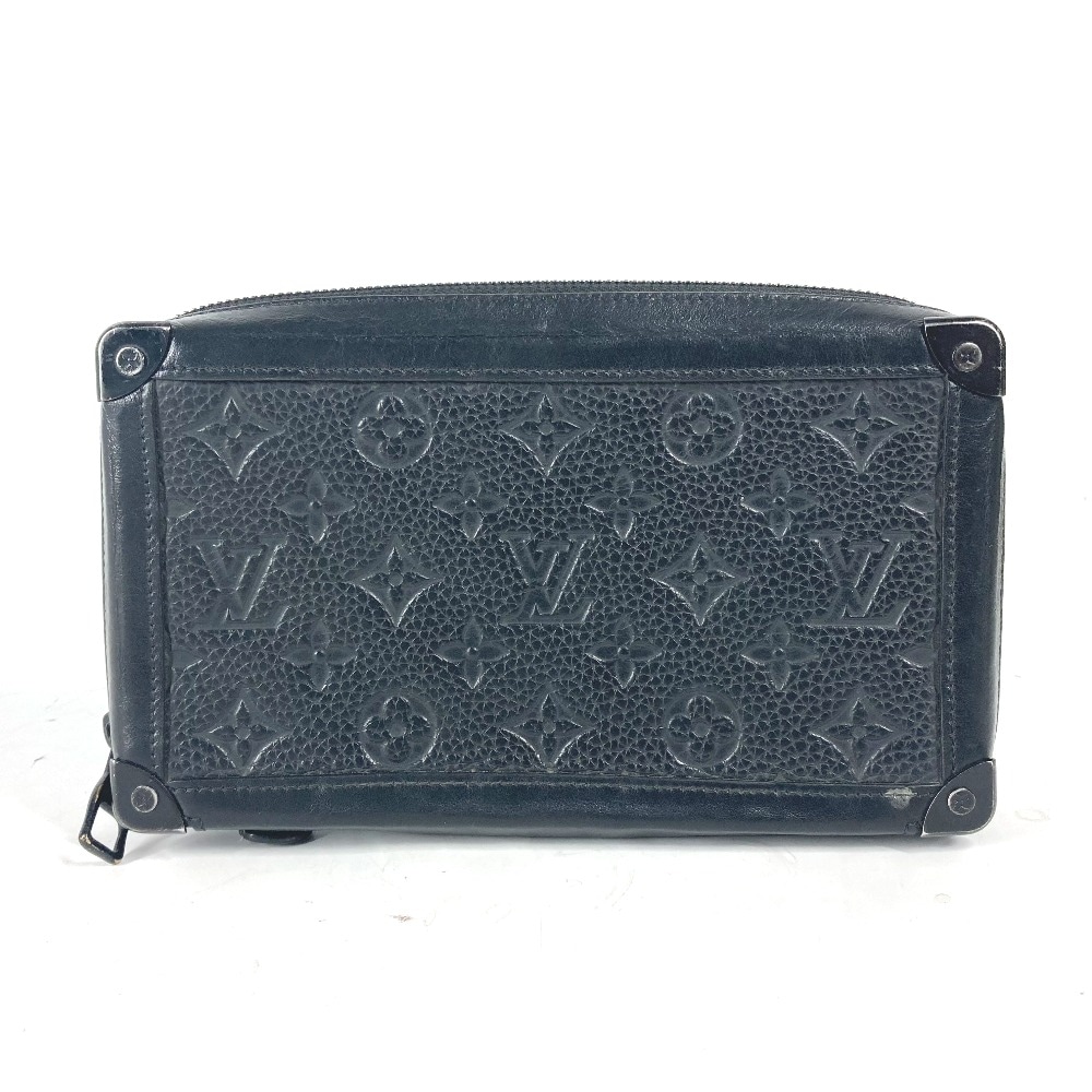 クラッチバッグ M68986 ソフトトランク クラッチ モノグラム カバン 長財布 ポーチ トリヨンレザー ブラック