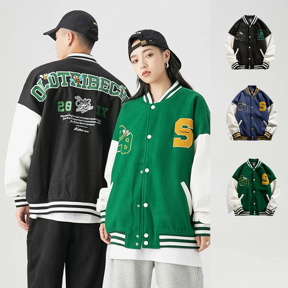 彼氏 ロゴ刺繍 スウェット スタジャン メンズ マジェスティック スタジアムジャケット ジャケット