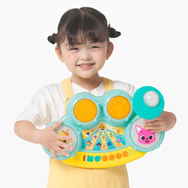 ピンキッツ 赤ちゃんサメ ドラム(LEDドラム) こどもの日プレゼント