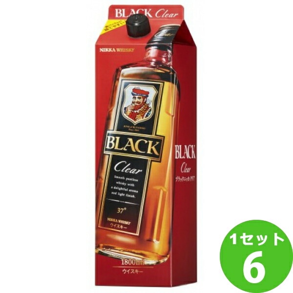 限定製作】 アサヒ ブラックニッカ (6本) 1ケース 1800ml クリアパック 洋酒 - flaviogimenis.com.br