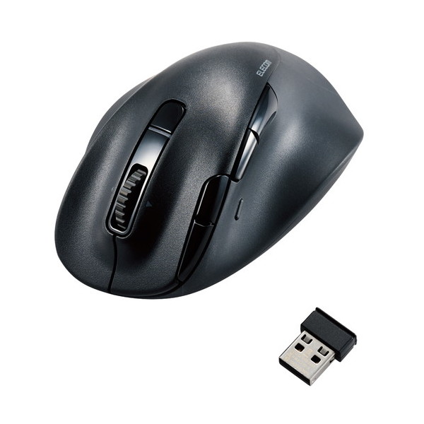 M-XGS50MBSKBK ブラック [Bluetoothマウス(無線接続可) 静音 ワイヤレス 8ボタン チルトホイール付 右手専用 Sサイズ EX-G PRO] メーカー直送