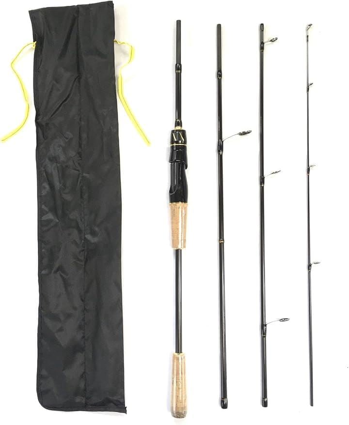4ピース　ベイトロッド　トラウトロッド　山女魚　岩魚　パックロッド　渓流釣り 7ft 2.1m スピニングロッド 4ピース L ルアーロッド バスロッド