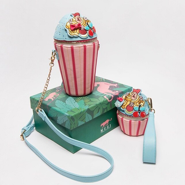 ショルダーバッグ ハンドバッグ レディース ミニバッグ 小バッグ 肩掛け 斜めがけ 小さめ かわいい おしゃれ ファスナー付き 韓国ファッション チェーン ストラップ ストラップ 太目 縦型 丸型 バ 5,305円