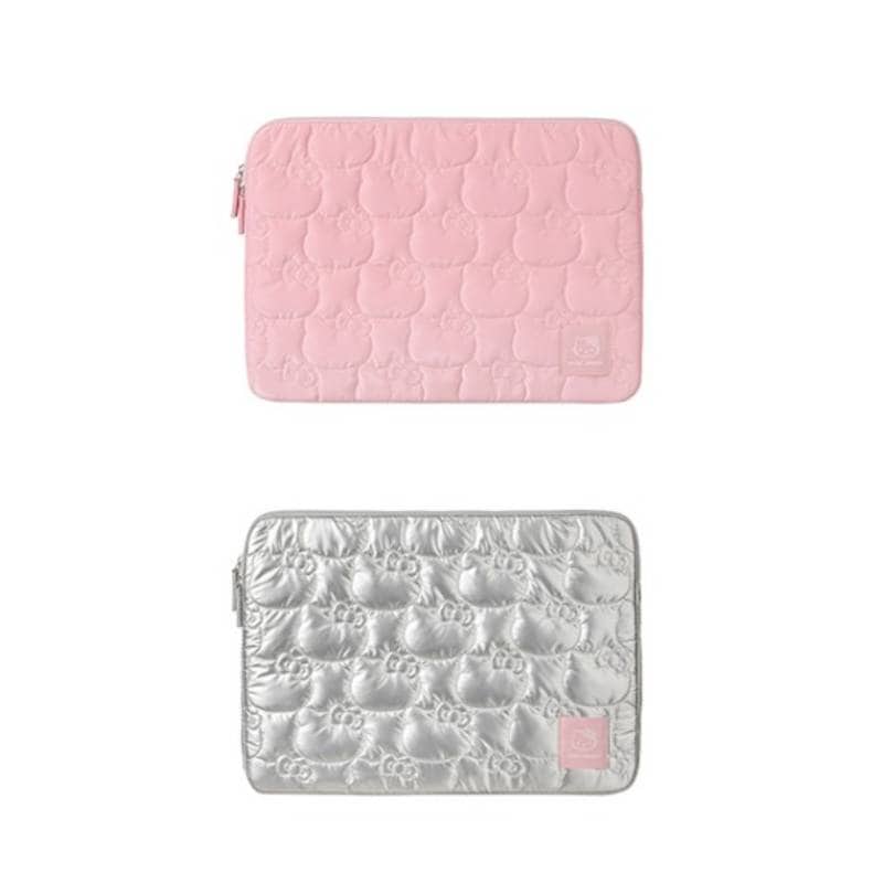 Hello Kitty Padded Notebook Pouch (15inch/Pink,Silver)