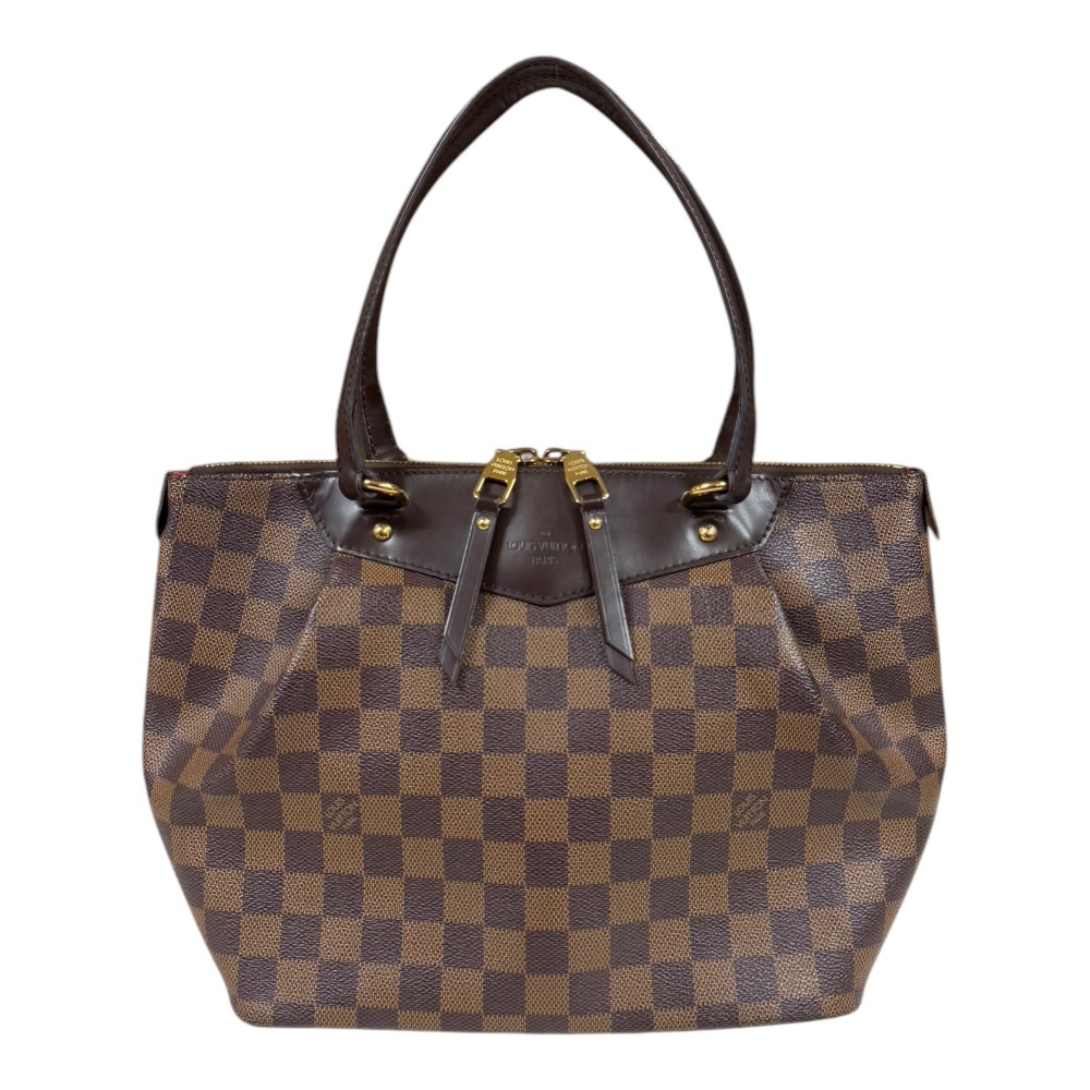 ルイヴィトン ウエストミンスターPM ダミエ ショルダーバッグ ダミエキャンバス N41102 ブラウン LOUIS VUITTON 中古