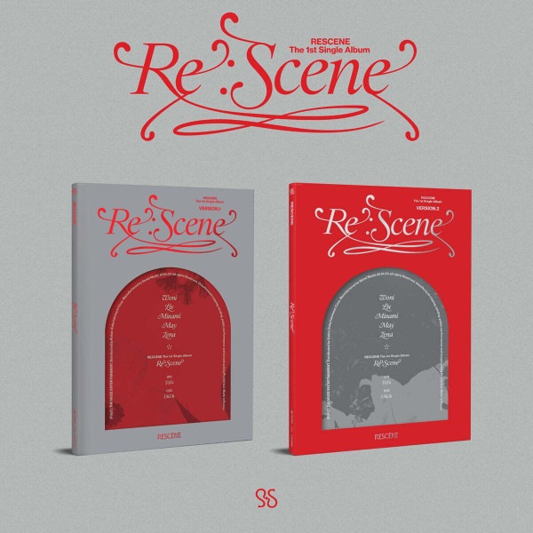 Set (2 albums+2 posters+Tube) RESCENE / Re:Scene (1st Single Album)