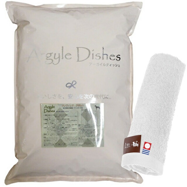 アーガイルディッシュ グレヴィレア アダルト 4kg【犬想いオリジナル今治ハンドタオルプレゼント】【タオルカラー ホワイト】