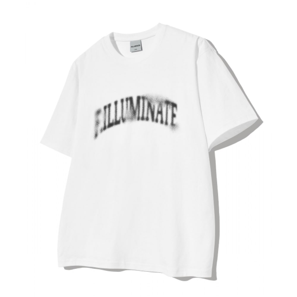 フィルミネイトDTPアーチブラーラウンドTシャツ-ホワイト