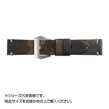 Emitta（エミッタ） 時計バンド ツヴァイ 22mm コーヒー （美錠:銀） ETP-ZC22