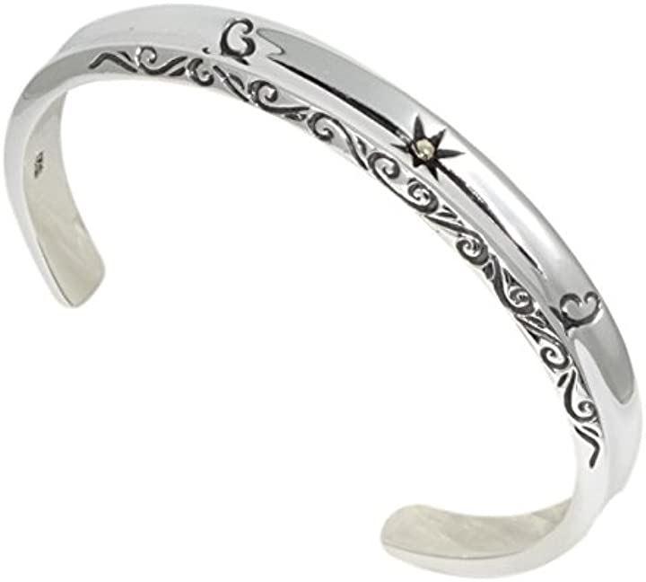 c my select バングル シルバー925 サンマーク ネイティブ 唐草 アラベスク メンズバングル cmy161118-4