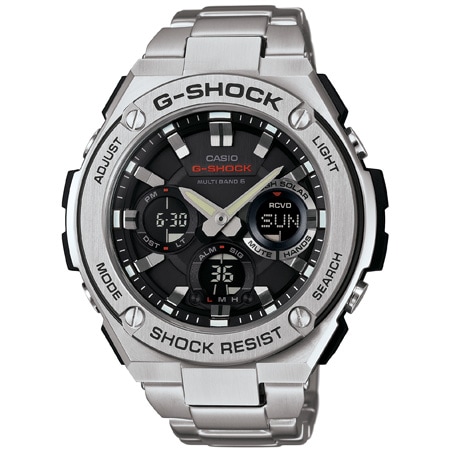 カシオ 【国内正規品】G-SHOCK（ジーショック）　G-STEEL ソーラー電波　メンズタイプ GST-W110D-1AJF