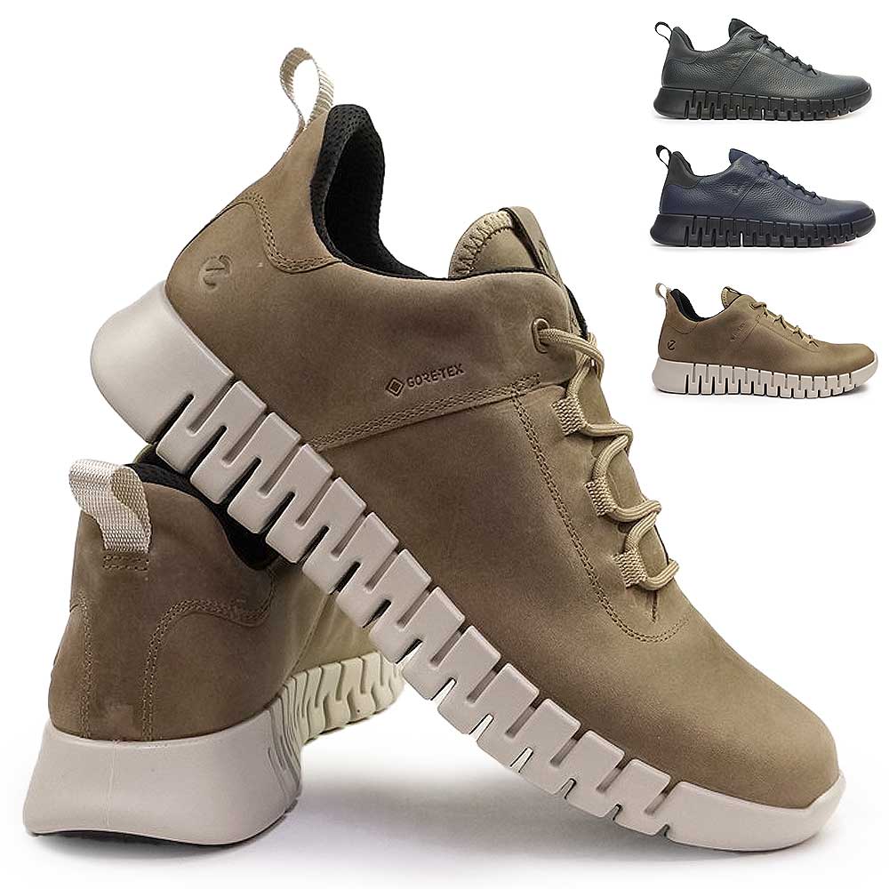 メンズ 防水 レザースニーカー 525224 GRUUV GORE-TEX 靴