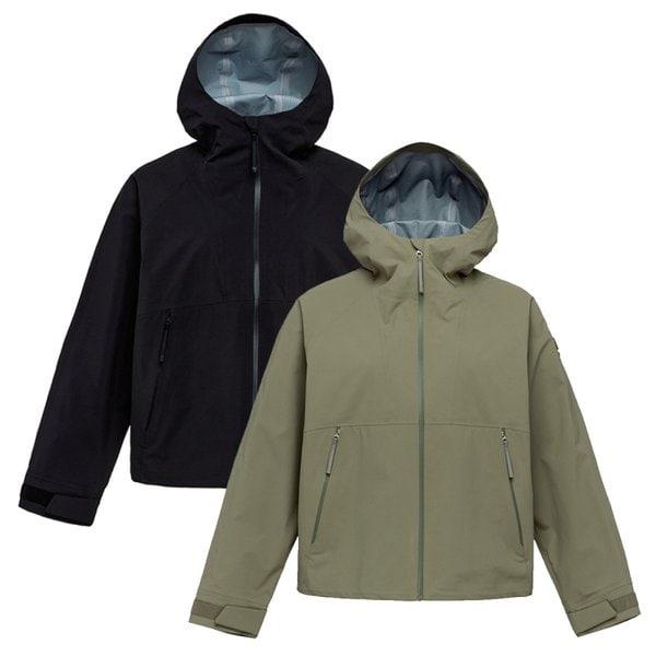 女性レジャー登山ジャケットトラベルショートレインジャケット2 1BYJKFU510アウトドアウェア