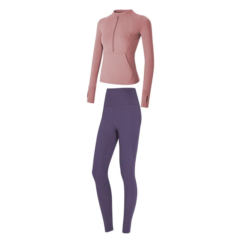 スポーツウェア レディース セット トレーニングウェア 上下 ランニング ウェア 可愛い ストレッチグッズ ヨガ ストレッチ バンド ベルト ヨガロープ 運動 おしゃれヨガウェア/お家ヨガウェア