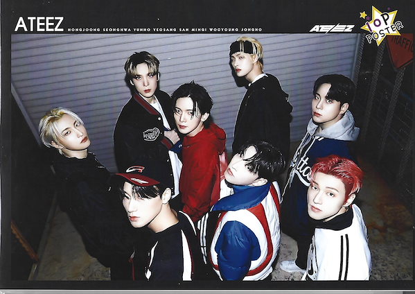 ATEEZ ポスター 瑞々しい A2 バラ売り・まとめ売り