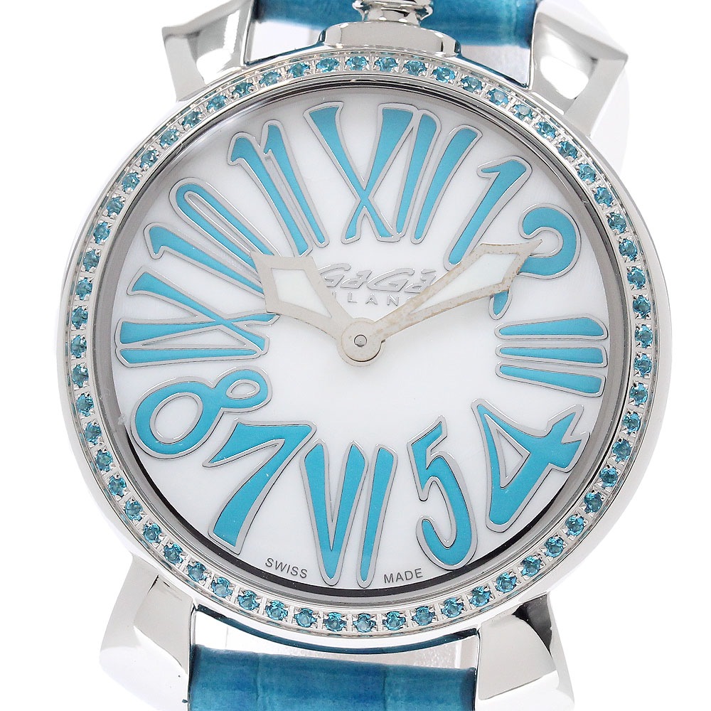 訳あり ガガミラノ GaGa MILANO 6025.03 マヌアーレ35MM クォーツ レディース _947051【中古】