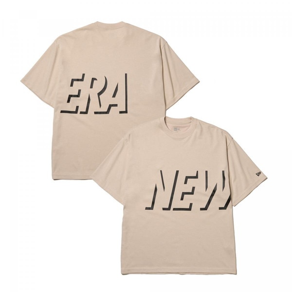 ニューエラ NEW ERA 半袖 オーバーサイズド パフォーマンス Tシャツ Shadow Wordmark ストーン 14410154