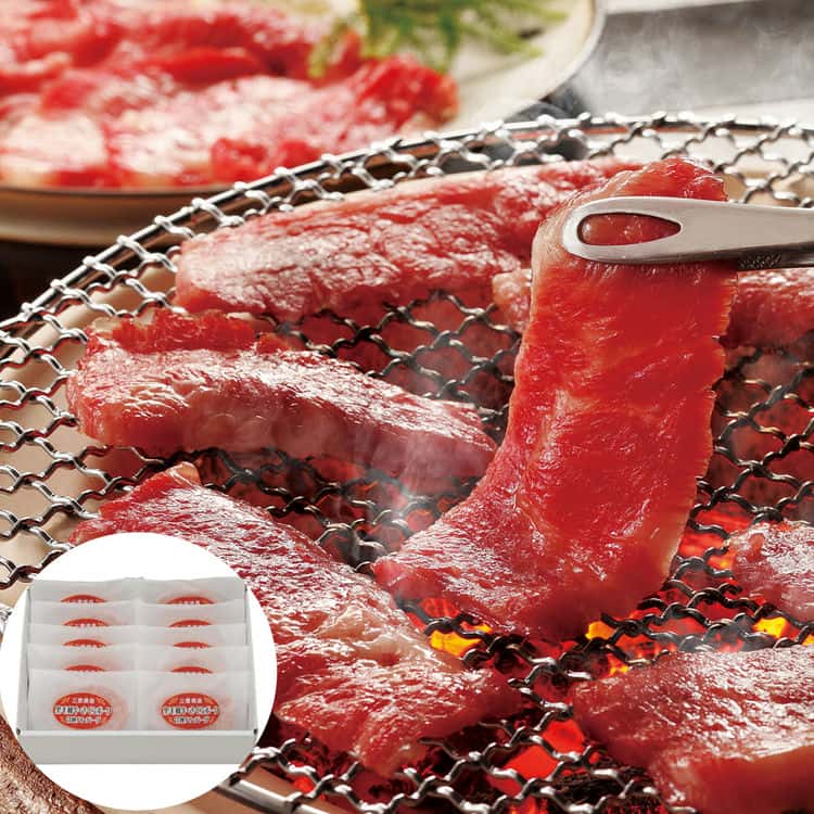 松阪牛 焼肉&松阪牛31%入り生ハンバーグセット (ももバラ550g (A 4等級以上/証明書付き ) ハンバーグ 10個) 離島は配送不可 3070059 お歳暮 お中元 お土産 ご進物 ギフト 贈
