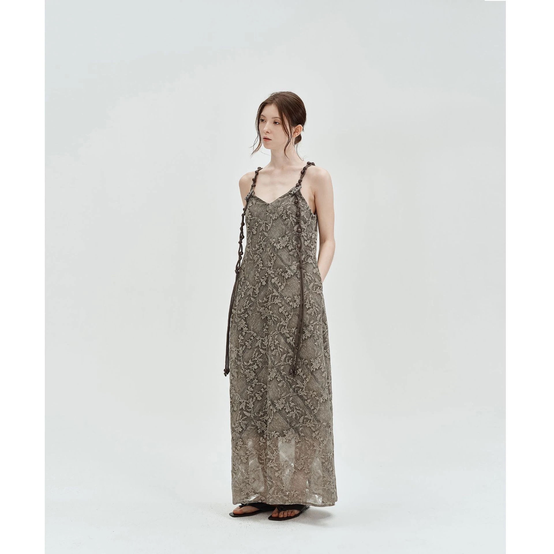 【急速出荷!】2025 新作 ワンピース 夏 半袖 長袖ワンピース ロングワンピース ロング シフォンワンピ ベアワンピ レースワンピ ドレス パーティードレス早春の女性のための新しい中国のビーズロー