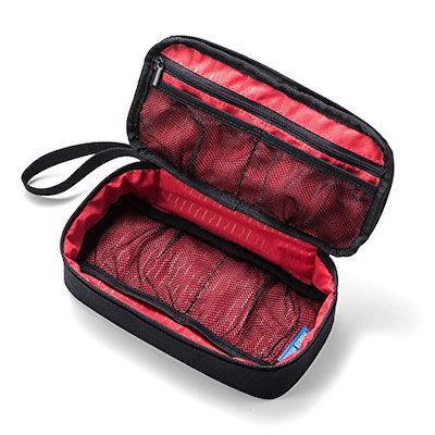 他サイト： サンワダイレクト トラベルポーチ 旅行 出張 便利グッズ 収納ポーチ ブラック 200-BAGIN006BKの商品画像